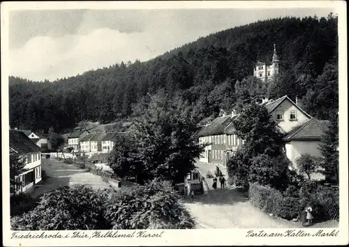 Ak Friedrichroda im Thüringer Wald, Partie am Kalten Markt