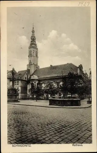 Ak Świdnica Schweidnitz Schlesien, Rathaus