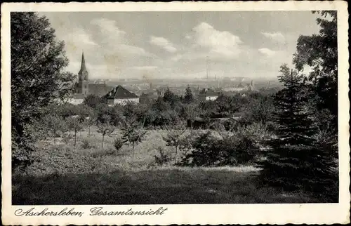 Ak Aschersleben in Sachsen Anhalt, Gesamtansicht