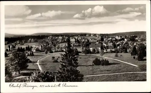 Ak Oberhof im Thüringer Wald, Panorama vom Ort vom Parkhotel Wünscher gesehen