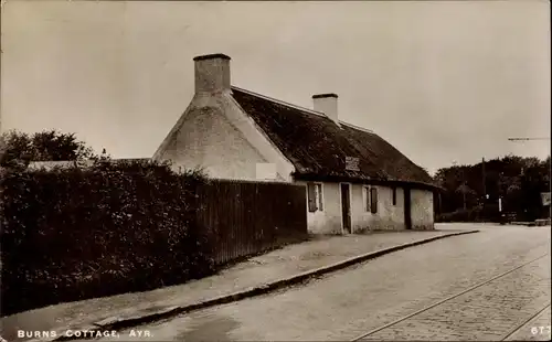 Ak Ayr Schottland, Burns Cottage, exterior view