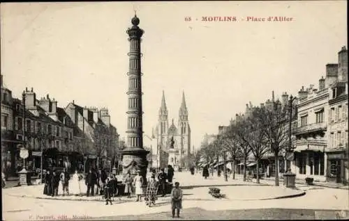 Ak Moulins Allier, Place d Allier