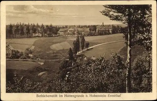 Ak Hohenstein Ernstthal in Sachsen, Bethlehemstift im Hüttengrunde