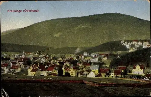 Ak Braunlage im Oberharz, Panorama vom Ort