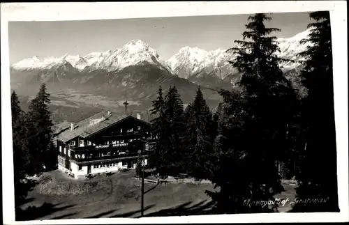 Ak Schwaz in Tirol, Alpenhof Grafenast, Gebirgspartie