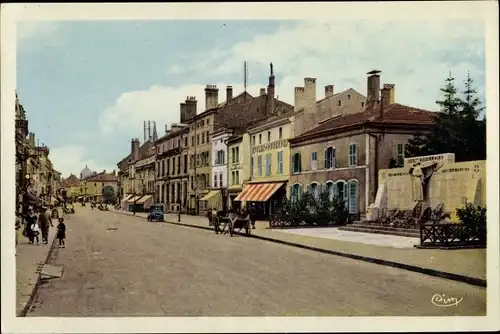 Ak Rambervillers Vosges, Rue Carnot