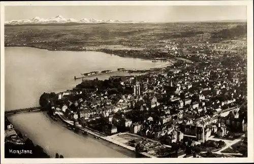 Ak Konstanz am Bodensee, Panoramablick auf die Stadt
