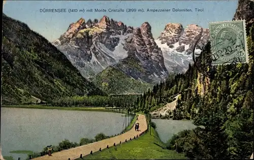 Ak Südtirol, Dürrensee, Monte Cristallo, Ampezzaner Dolomiten