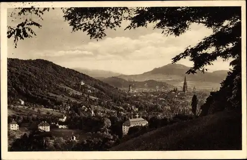 Ak Freiburg im Breisgau, Ortsansicht 