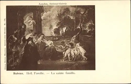 Künstler Ak Rubens, P. P., Heilige Familie, la sainte famille