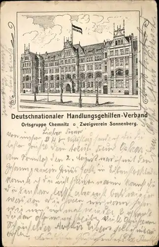 Litho Deutschnationaler Handlungsgehilfen Verband, Ortsgruppe Chemnitz, Zweigverein Sonnenberg 