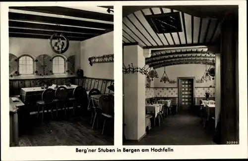 Ak Bergen Chiemgau, Berg'ner Stuben am Hochfelln, Gasthaus