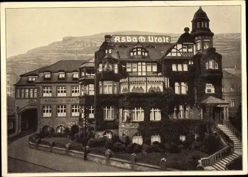 Ak Rüdesheim am Rhein Hessen, Weinbrennerei Asbach Uralt