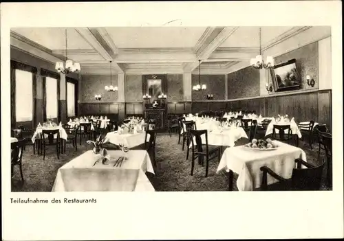 Ak Minden in Westfalen, Hotel König von Preußen, Inh. Franz Schmidt, Restaurant