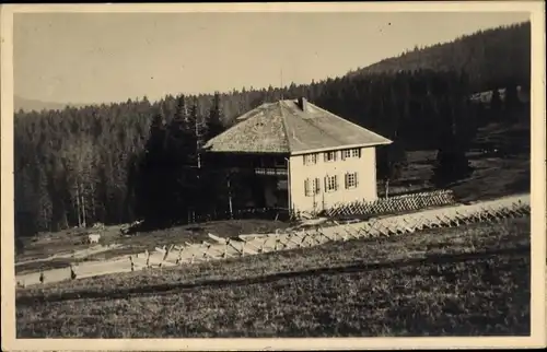 Foto Ak Waldshut Tiengen am Hochrhein, Landhaus Dreishalde, Außenansicht