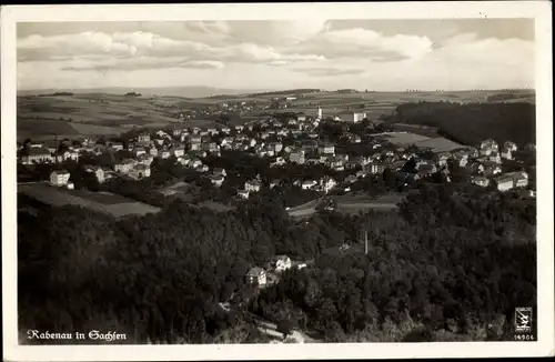 Ak Rabenau im Erzgebirge, Klinke Fliegeraufnahme 14906