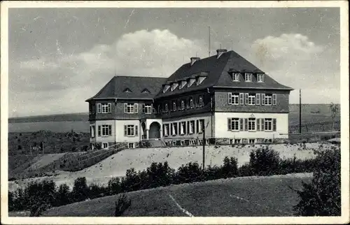 Ak Manderscheid in der Eifel Rheinland Pfalz, Blick auf die Jugendherberge