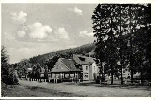 Ak Reckhammer Priorei Hagen in Westfalen Ruhrgebiet, Blick auf das Fremdenheim, Geschw. Kretzschmar