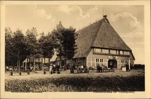 Ak Hamburg Altona, Schützenhof, Außenansicht