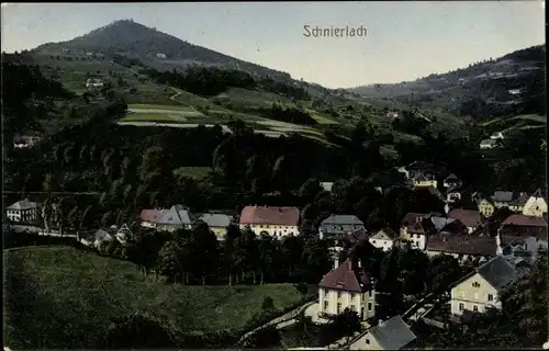 Ak Lapoutroie Schnierlach Elsass Haut Rhin, Ortsansicht 