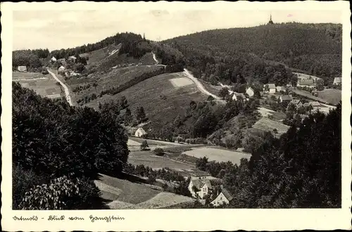 Ak Detmold in Nordrhein Westfalen, Ortsansicht 