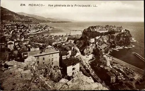 Ak Monaco, Vue generale de la Principaute