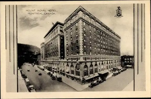Ak Montreal Québec Kanada, Mount Royal Hotel 
