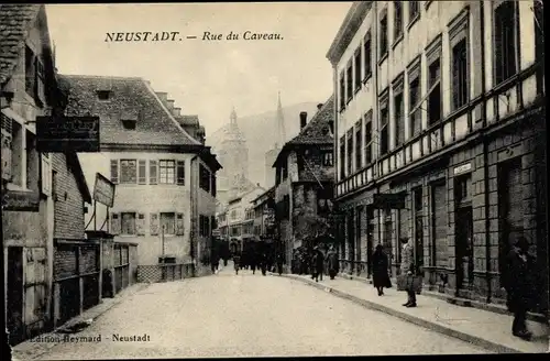 Ak Neustadt an der Weinstraße, Rue du Caveau