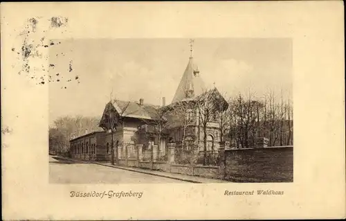 Ak Grafenberg Düsseldorf am Rhein, Restaurant Waldhaus, Inh. Hubert Hesse