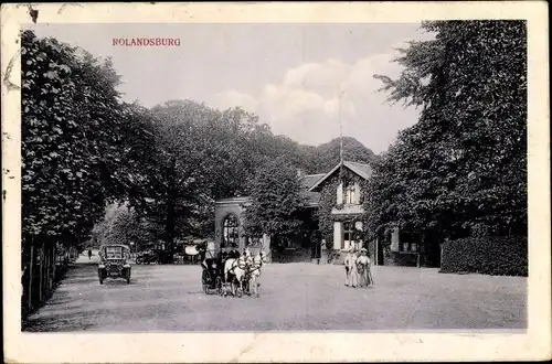 Ak Grafenberg Düsseldorf am Rhein, Rolandsburg, Inh. H. Junker 