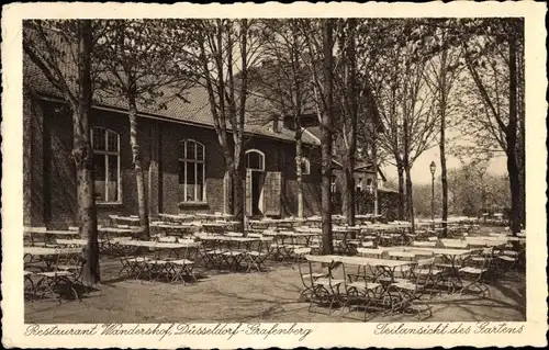 Ak Grafenberg Düsseldorf am Rhein, Restaurant Wandershof, Bes. Hilden