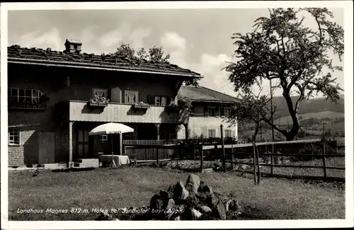 Ak Sonthofen im Oberallgäu Schwaben, Landhaus Mannes