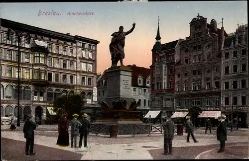 Ak Wrocław Breslau Schlesien, Blücherplatz 