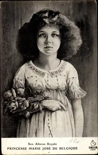 Künstler Ak Prinzessin Marie José von Belgien, Kinderportrait