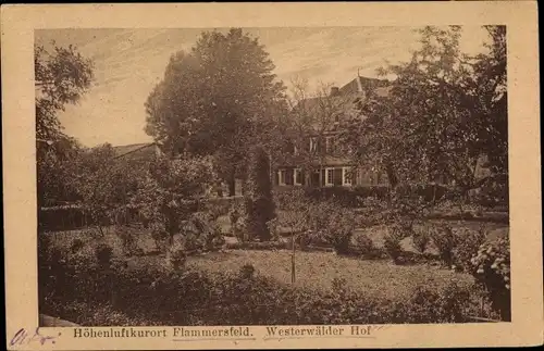 Ak Flammersfeld im Landkreis Altenkirchen Westerwald, Westerwälder Hof