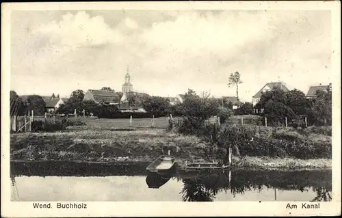 Ak Märkisch Buchholz Dahme Spreewald, Am Kanal