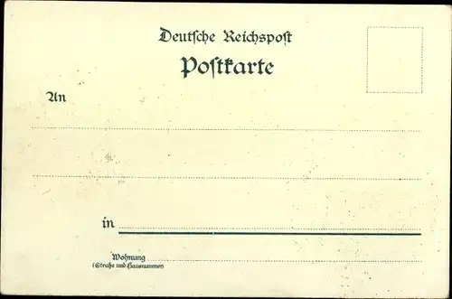 Litho Elberfeld Wuppertal, Kriegerdenkmal, Stadttheater, Neumarkt, Kaiser Wilhelm Denkmal