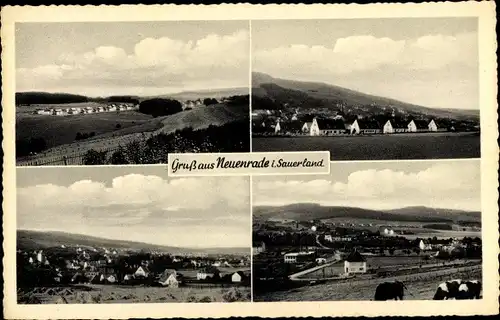 Ak Neuenrade im Märkischen Kreis, Blick auf Ortschaft und Umgebung