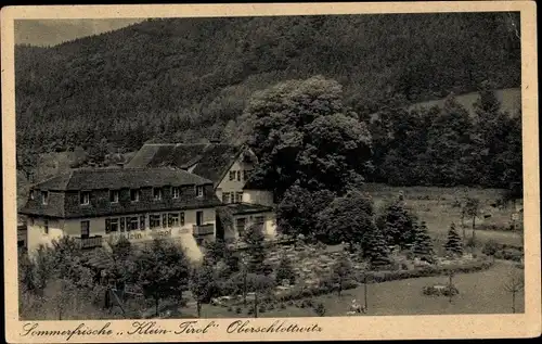 Ak Oberschlottwitz Glashütte in Sachsen, Sommerfrische Klein Tirol