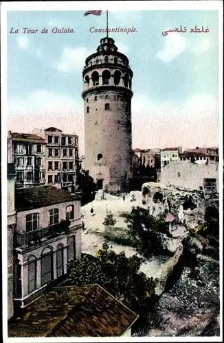 Ak Konstantinopel Istanbul Türkei, La Tour de Galata