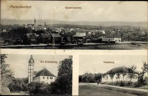 Ak Markoldendorf Dassel in Niedersachsen, Erichsburg, Steinberg, Gesamtansicht