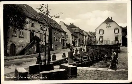 Ak Beerfelden in Hessen, Mümlingquelle
