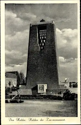 Ak Den Helder Nordholland Niederlande, Helden der Seemonument