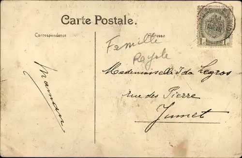 Ak Funérailles du roi Leopold II 1909, Beerdigung