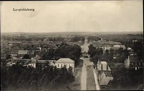 Ak Leopoldsburg Flandern Limburg, Soldatenheim Beverloo, Vogelschau