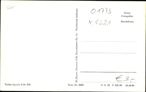 Ak Zinnwald Georgenfeld Altenberg im Erzgebirge, Gaststätte Grenzsteinhof