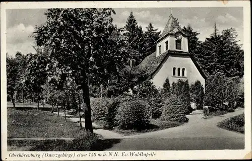 Ak Bärenburg Altenberg im Erzgebirge, Evangelische Waldkapelle