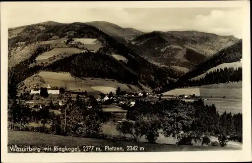 Ak Steiermark, Pletzen, Wassereberg mit Ringkogel