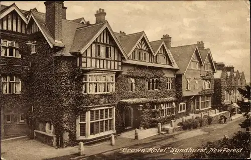 Ak Lyndhurst South East England, Crown Hotel 