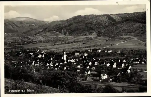 Ak Sulzbach a. d. Murr in Baden Württemberg, Panorama vom Ort